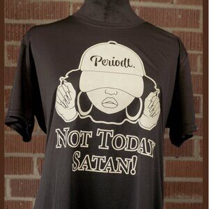 Women's Not Today Satan T-Shirt Black